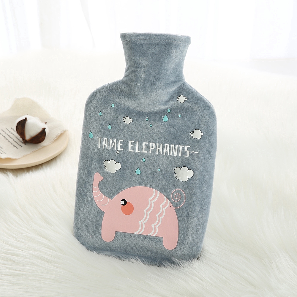 Túi Nước Nóng 1000ml Họa Tiết Hoạt Hình Đáng Yêu