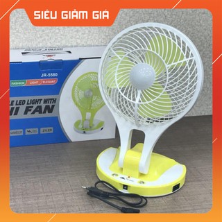 [ RẺ VÔ ĐỊCH ]  Quạt tích điện JR5580 Mini