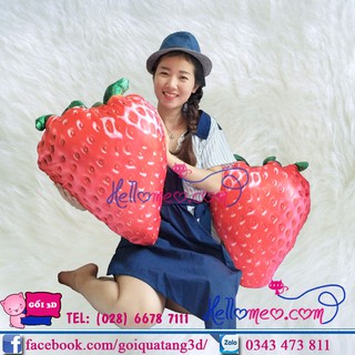 Gối Ôm Hình Dâu Tây 55cm