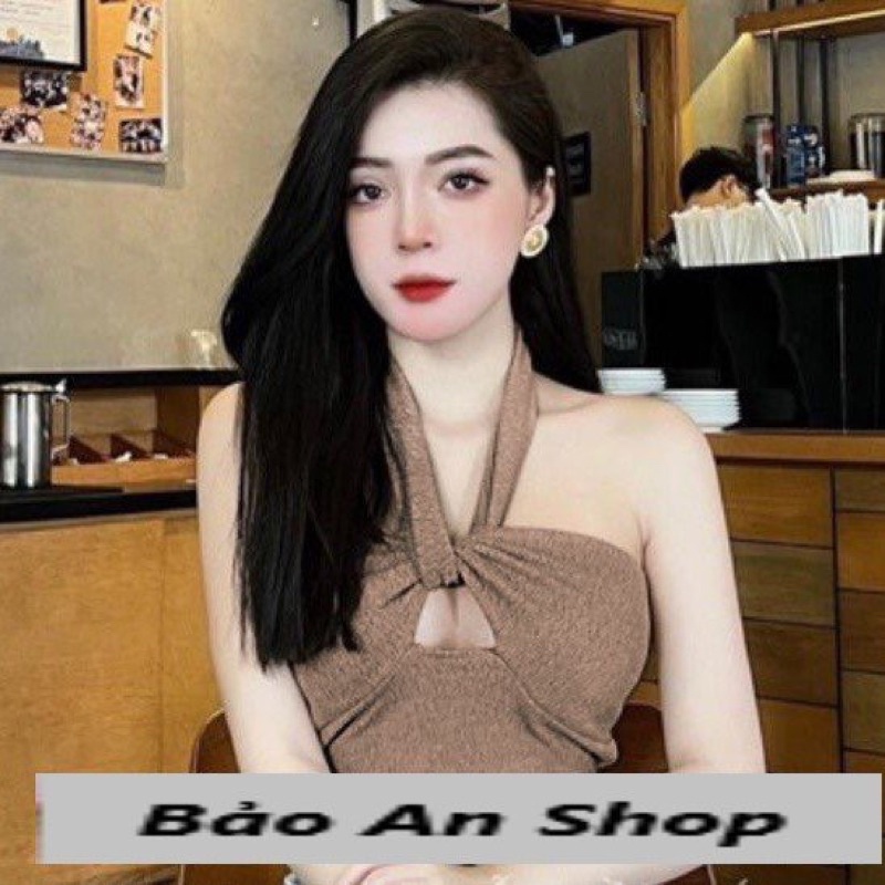 Áo ống phối dây xốp mang được nhiều kiểu croptop body - Bảo An Shop