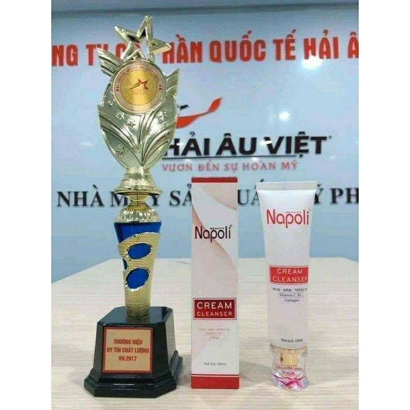 CREAM CLEANSER NAPOLI Kem Rửa Mặt 🍓Chính Hãng 🍓 Sữa Rửa Mặt Napoli Của Hải Âu Việt