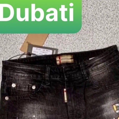 QUẦN SHORT SỌT LỬNG NGỐ CHẤT BÒ JEAN NAM ĐEN THÊU CO GIÃN BD-3074 CAO CẤP -DUBATI FASHION