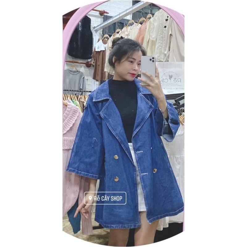 ÁO JEAN DÁNG MANGTO CỰC XỊN XÒ