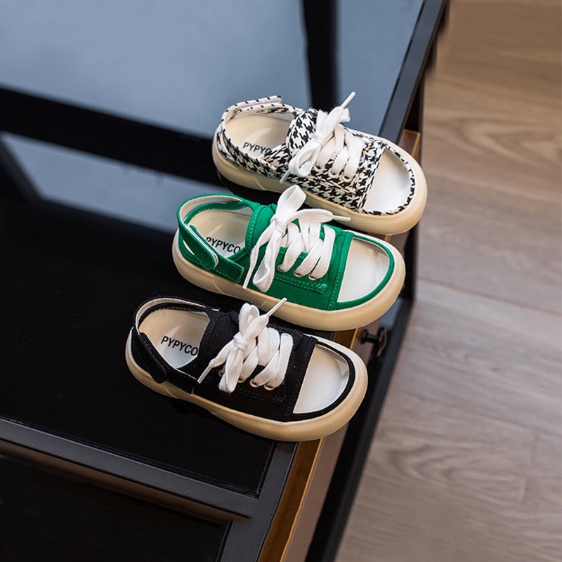 [Hàng Mới Về] Giày Sandal Quai Dán Đế Mềm Chống Trượt Thoải Mái Thời Trang Mùa Hè Cho Bé Trai Và Bé Gái