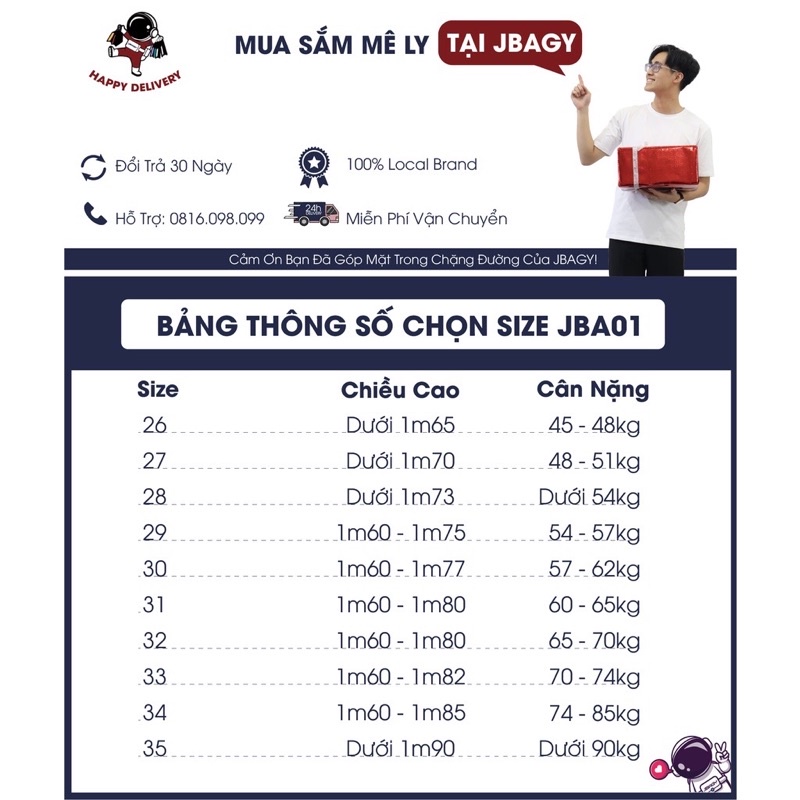 Quần âu nam hàn quốc cao cấp ống rộng màu trắng kem, quần baggy ống suông - JBA04