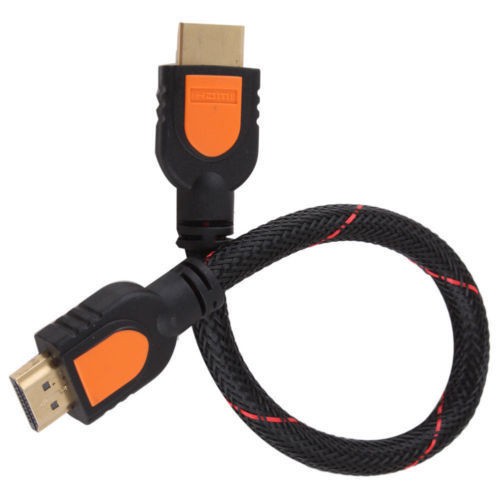 Dây Cáp Hdmi Ngắn 30cm Đầu Cắm Sang Đầu Cắm V1.4 1080p Vàng 3d