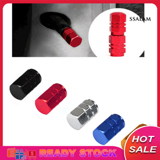 Set 4 nắp van hơi lốp xe ô tô / xe tải bằng nhôm