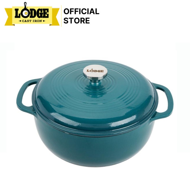 Lodge - Nồi gang phủ men Lagoon - 5.6L