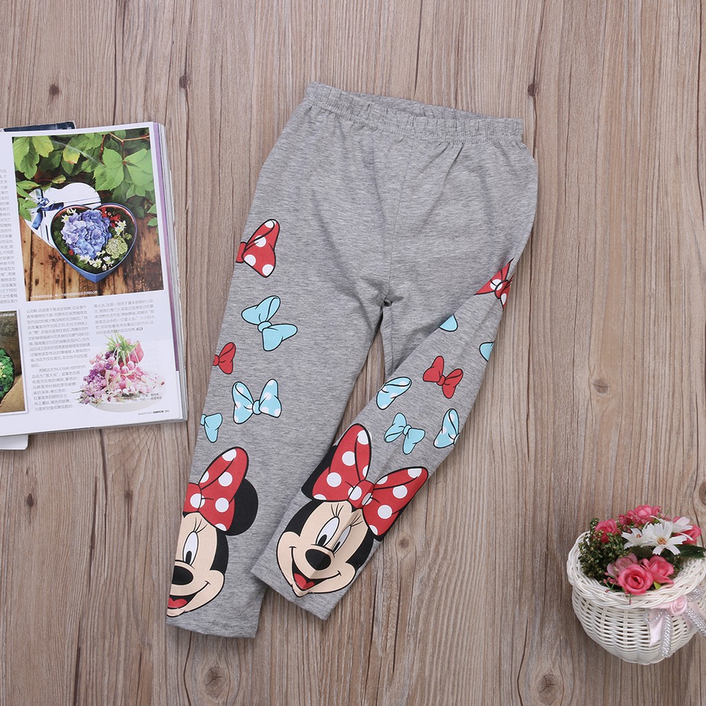 Quần Legging Dài Cho Bé Gái (2-7 Tuổi)