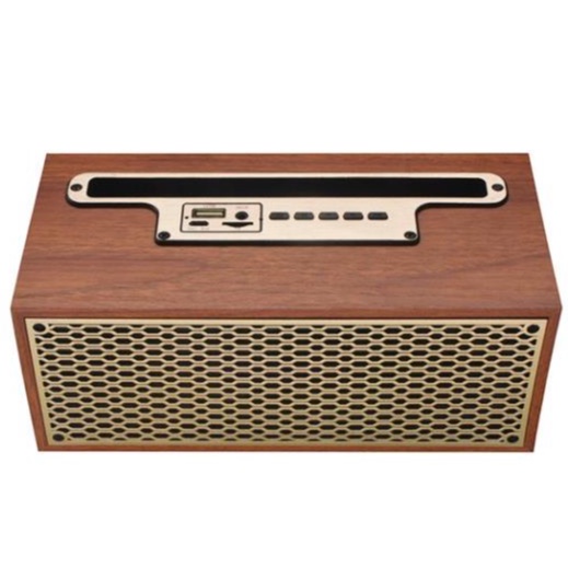 Loa bluetooth XM-5H, Kết nối blt 4.0, Phong cách cổ điển, Vỏ gỗ sang trọng, bass trầm ấm, AUX,FM,USB,TF, Kiêm giá đỡ ĐT