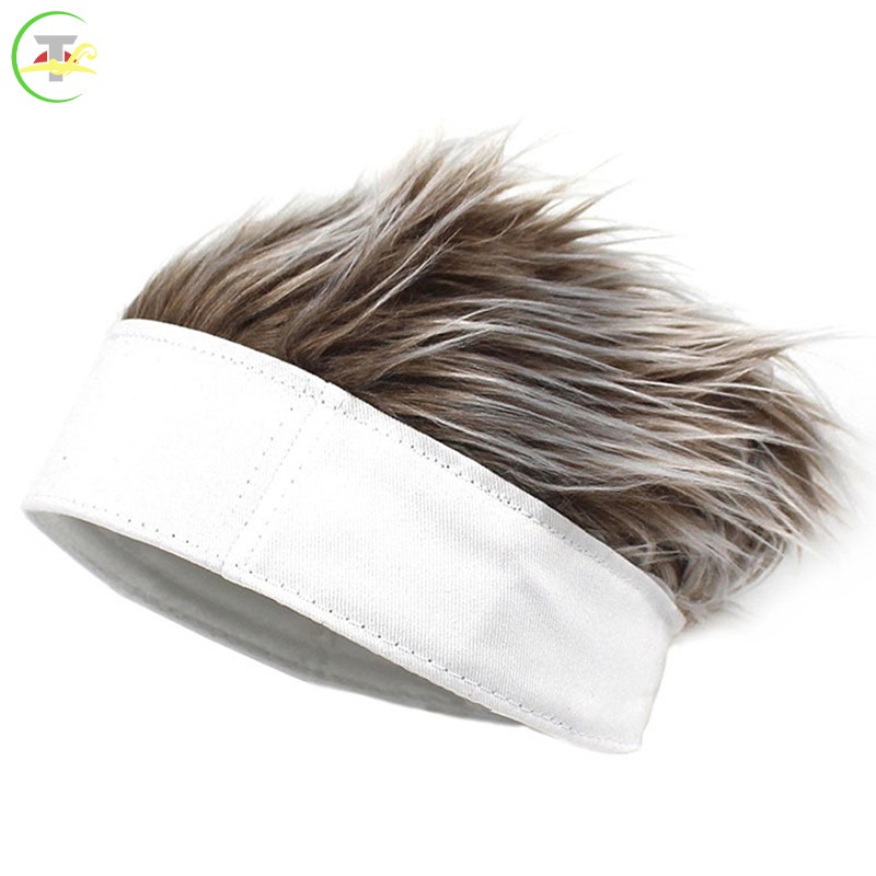 Mũ Beanie Thiết Kế Gắn Tóc Giả Ngắn Mềm Mại Thoáng Khí Thời Thượng Cho Nam Và Nữ
