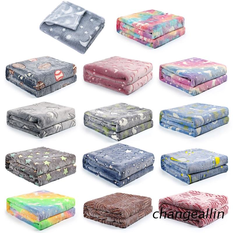 Chăn Vải Dạ Quang Mềm Mại Dành Cho Trang Trí Giường Ngủ Của Trẻ Em Và Người Lớn