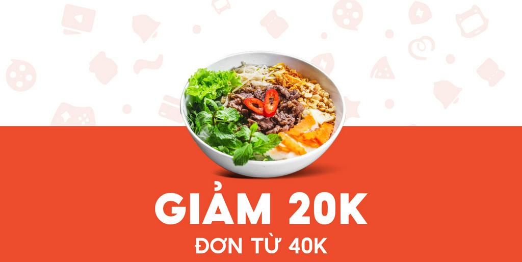 - Bếp Bum - Giảm 20K cho món Bún Bò trộn size M