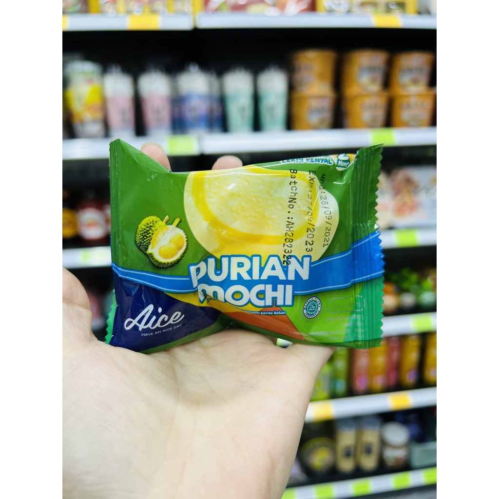 (Hỏa tốc) Kem Aice Mochi vani - dâu - sầu riêng
