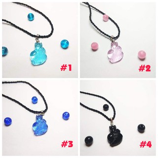 Dây chuyền hồ ly 9 đuôi ôm hoa (nhiều màu)