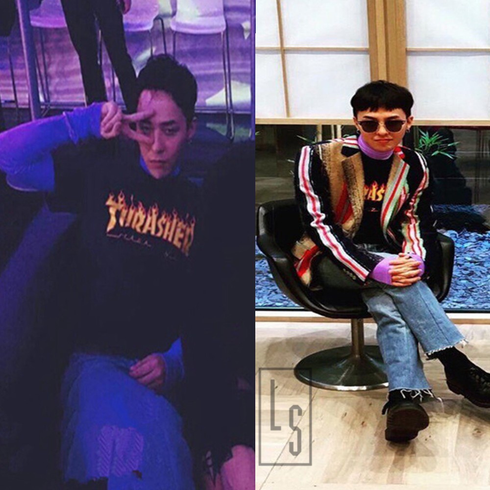 Áo thun Thrasher G-Dragon