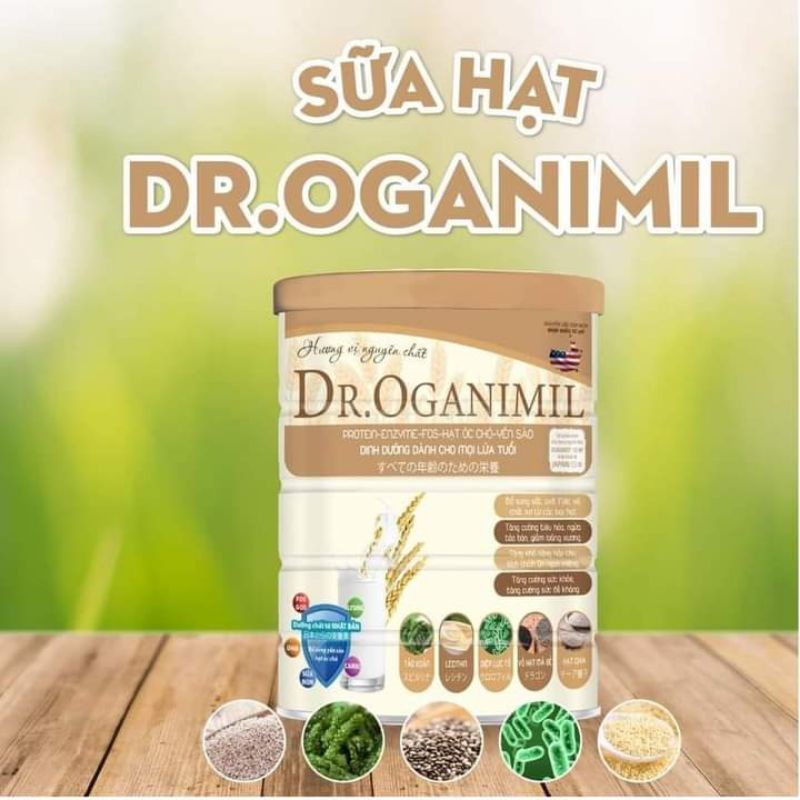 Sữa hạt DR.OGANIMIL 800g từ các loại hạt dinh dưỡng cao