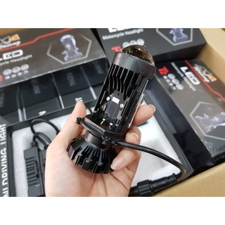 Đèn Led Pha Cầu Mini T2 chân H4 siêu sáng