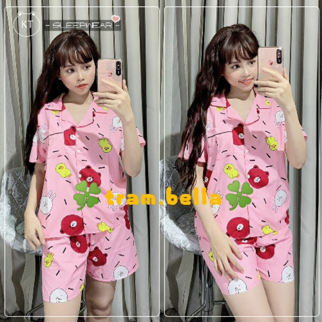 Bộ Pijama kate Ngắn phần 1 | BigBuy360 - bigbuy360.vn