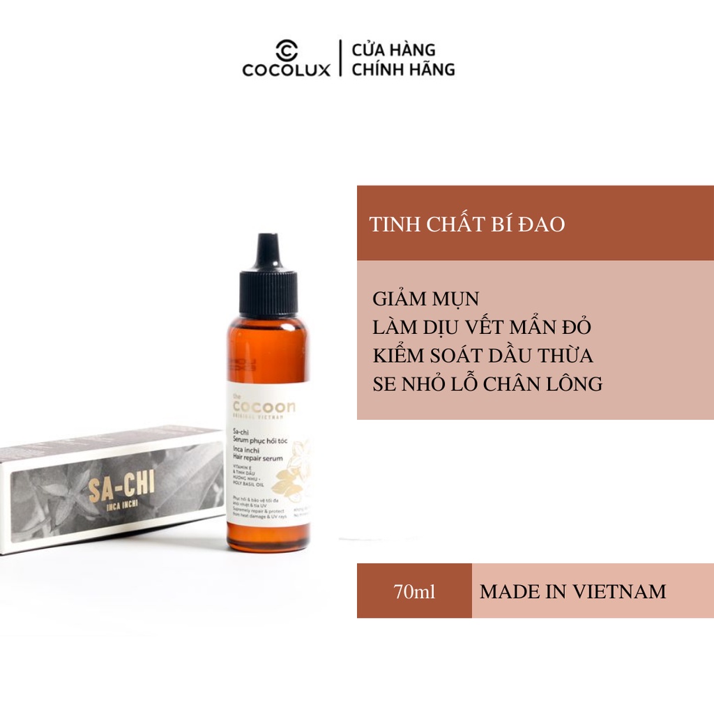 Tinh Chất Bí Đao Cocoon 70ml giảm thâm ngừa mụn