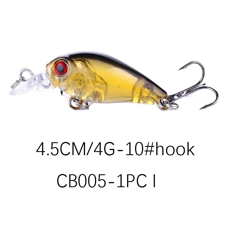 Mồi câu cá_ Mồi Câu Lure chukky nhân tạo 3d sống động 4.5cm 4g