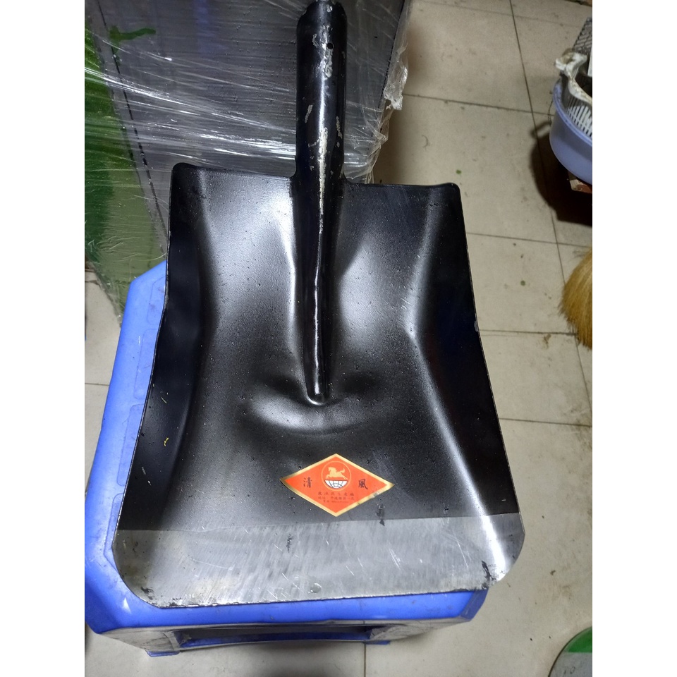 Xẻng vuông thép - xẻng xúc đất SIZE ĐẠI nặng 1 kg