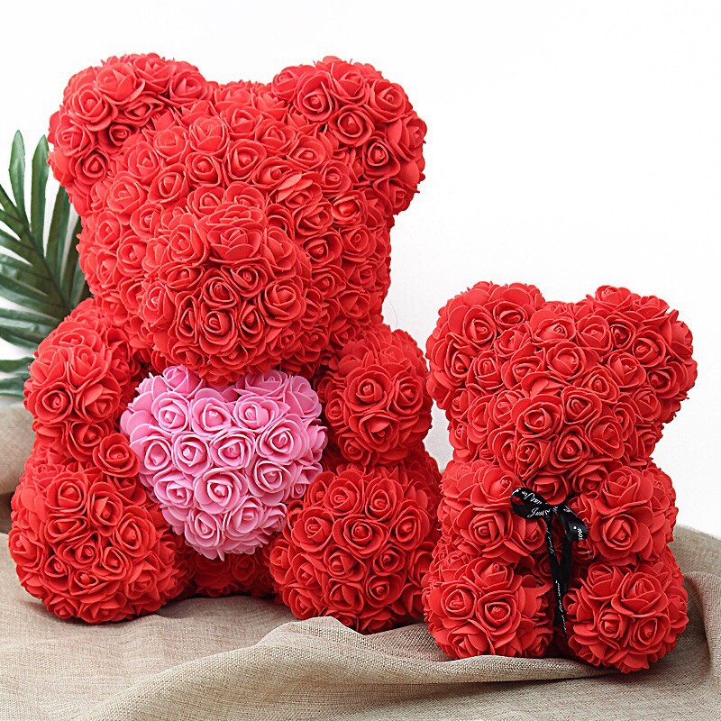 Quà Tặng Siêu cấp gấu Teddy làm từ hoa hồng | BigBuy360 - bigbuy360.vn