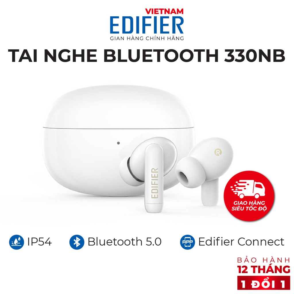 Tai nghe Bluetooth 5.0 EDIFIER TWS 330NB-Bản quốc tế mới nhất-Thời gian hoạt động 20 giờ