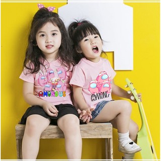 [ NHIỀU MẪU ] Áo Thun Among US Cho Bé Gái Cực Yêu