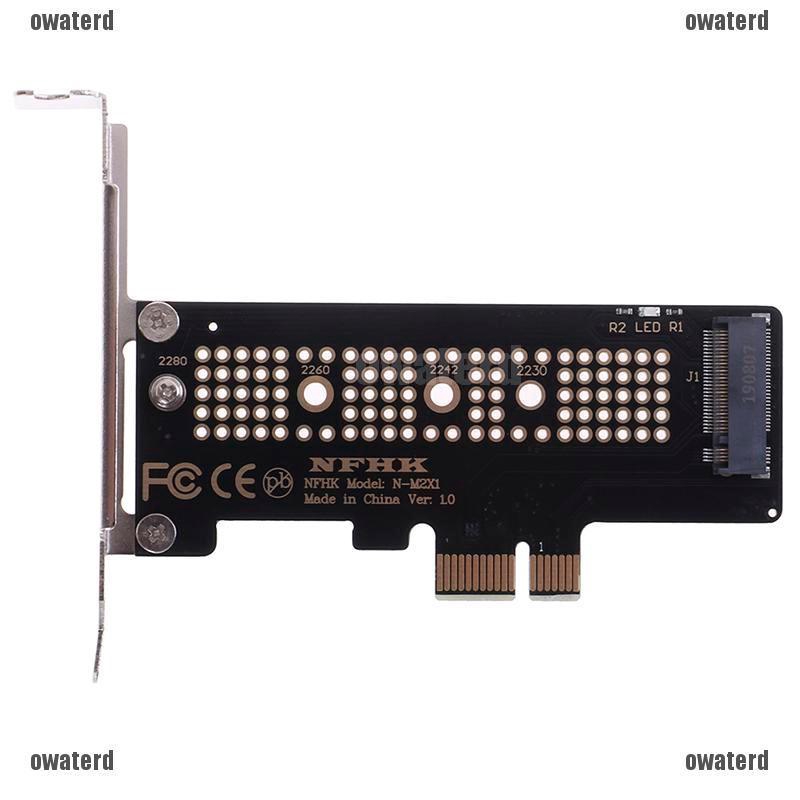 ★GIÁ RẺ★ NVMe PCIe M.2 NGFF SSD to PCIe x1 adapter card PCIe x1 to M.2 card with bracket