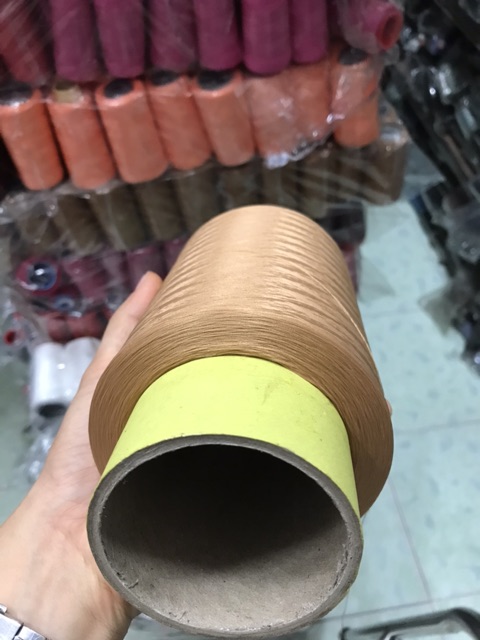 Tơ vắt sổ màu da 150D - mã 34