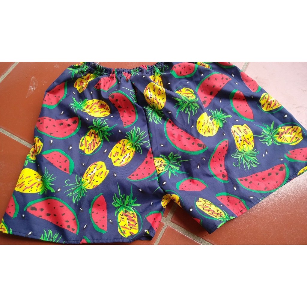 Sỉ quần đùi hoa quả đi biển