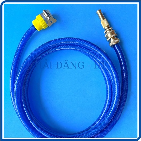 Vòi xịt rửa xe tưới cây tăng áp lực, Vòi tưới cây bằng đồng có chỉnh tia dài 5-30m lắp cho vòi nước nhà tiện dụng
