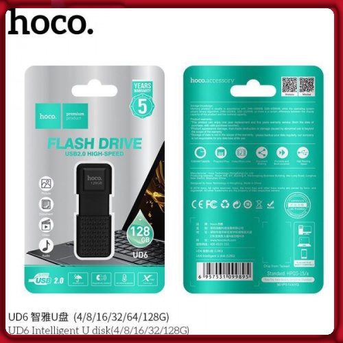 USB chính hãng, USB Hoco UD6 Intelligent 2.0 Chính Hãng - BH 5 Năm,  thiết kế thanh mảnh và gọn nhẹ, coppy siêu nhanh