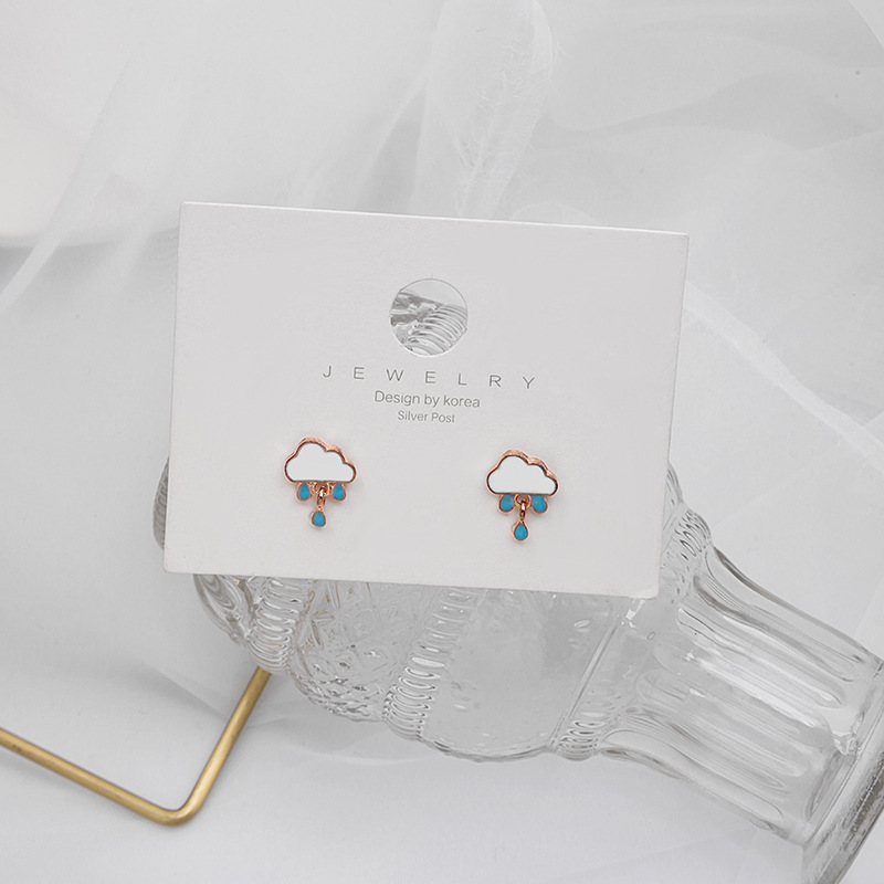 Khuyên Tai Hình Đám Mây Dễ Thương Đáng Yêu Xinh Xắn