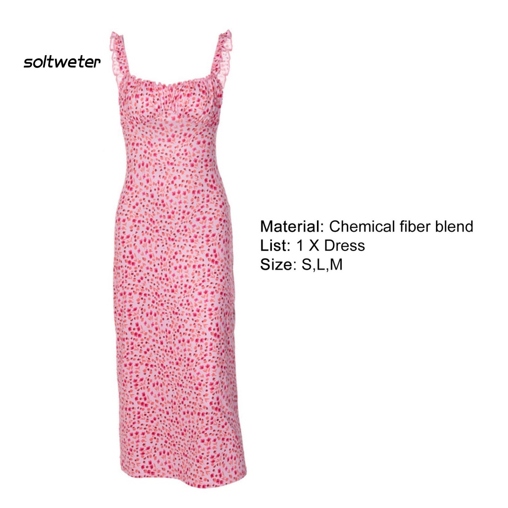 Đầm Midi Hai Dây Sát Nách Mềm Mại Dáng Dài Thời Trang Đi Tiệc Cho Nữ