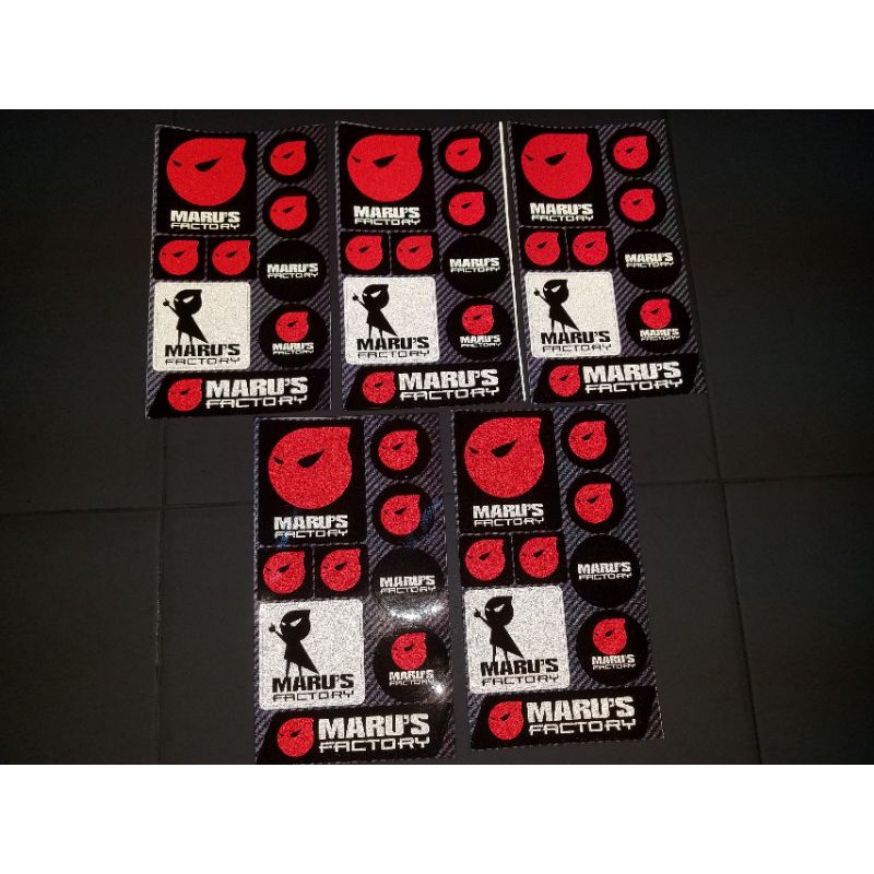 Tem marus phản quang , dán xe vespa cực đẹp