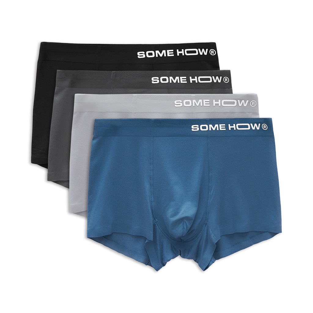 Boxer Nam Comfort C4 , Chất Vải Thun cotton Co Giãn Cao Cấp, PK000933, SOMEHOW