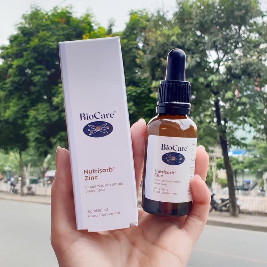MẪU MỚI - Kẽm Nước Biocare Dùng Cho Trẻ Từ Sơ Sinh - Kẽm Nước Bio care Liqiud Zinc UK 30ML