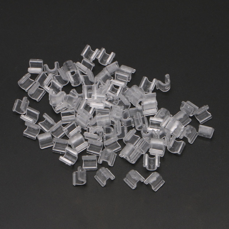 Sa Set 100 Dây Chun Buộc Tóc Co Giãn Nhiều Màu Sắc