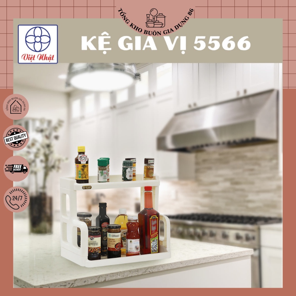 Kệ gia vị chữ H nhựa Việt Nhật , kệ đựng đồ nhà tắm, úp chén bát 2 tầng đa năng tiện ích Tổng Kho Gia Dụng 86