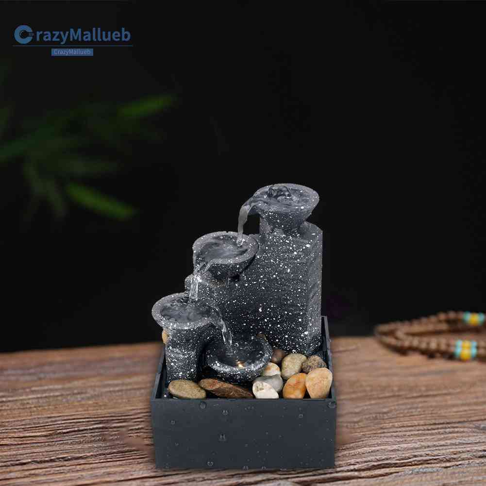 Thác Nước Để Bàn Trang Trí Phong Thủy May Mắn