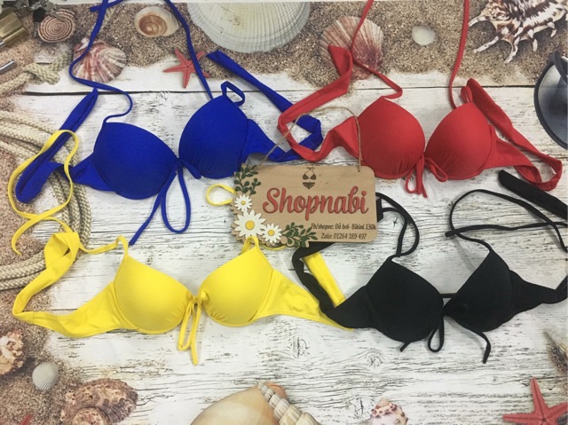 Áo bơi bikini mút dày nâng ngực