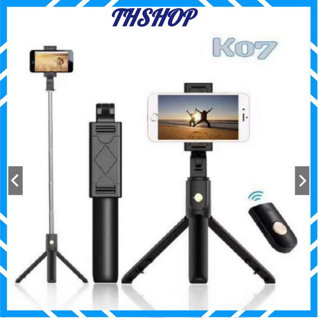 Gậy Chụp Hình Tự Sướng Bluetooth - Selfie Tripod K07 3 In 1 - K07 Mới Nhất