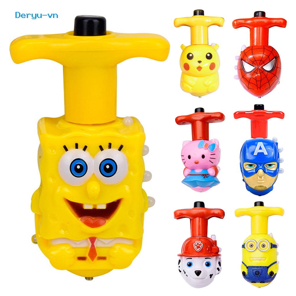 {deryu}| Con Quay Đồ Chơi HìNh HoạT HìNh Dễ Thương + NhạC Cho Bé