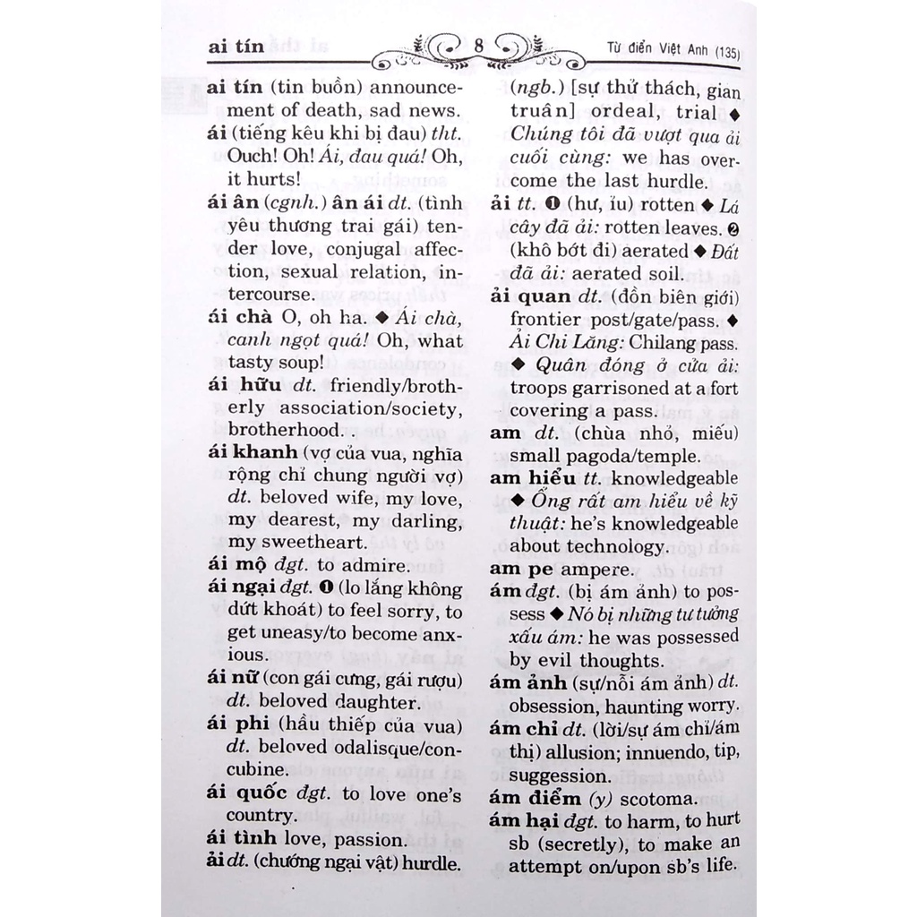 Sách Từ Điển Việt - Anh 135.000 Từ