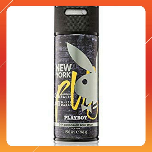 KÍN ĐÁO & CHE TÊN XỊT KHỬ MÙI CHO NAM PLAYBOY 150ML - LƯU HƯƠNG SUỐT 24h Giúp tự tin cả ngày dài