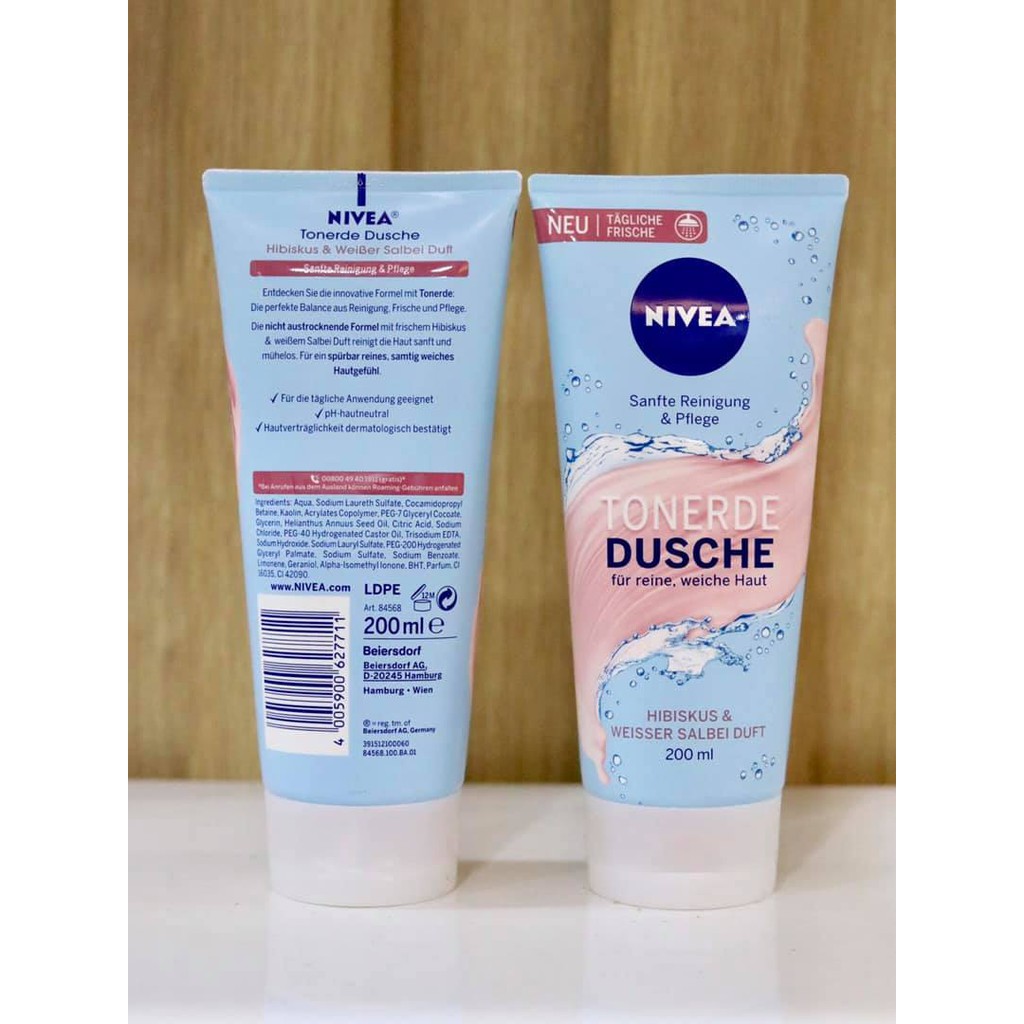 Sữa Tắm Nivea Tonerde Dusche