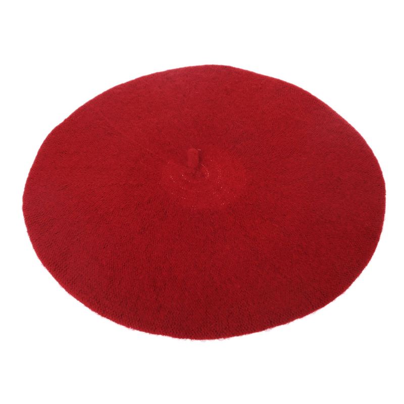 Mũ Beret Vải Nỉ Thiết Kế Tinh Tế Phong Cách Vintage