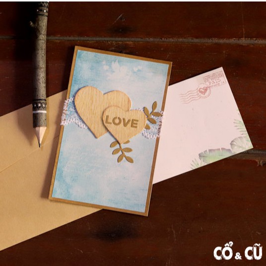 Thiệp Valentine Handmade Lãng Mạn Tặng Người Yêu